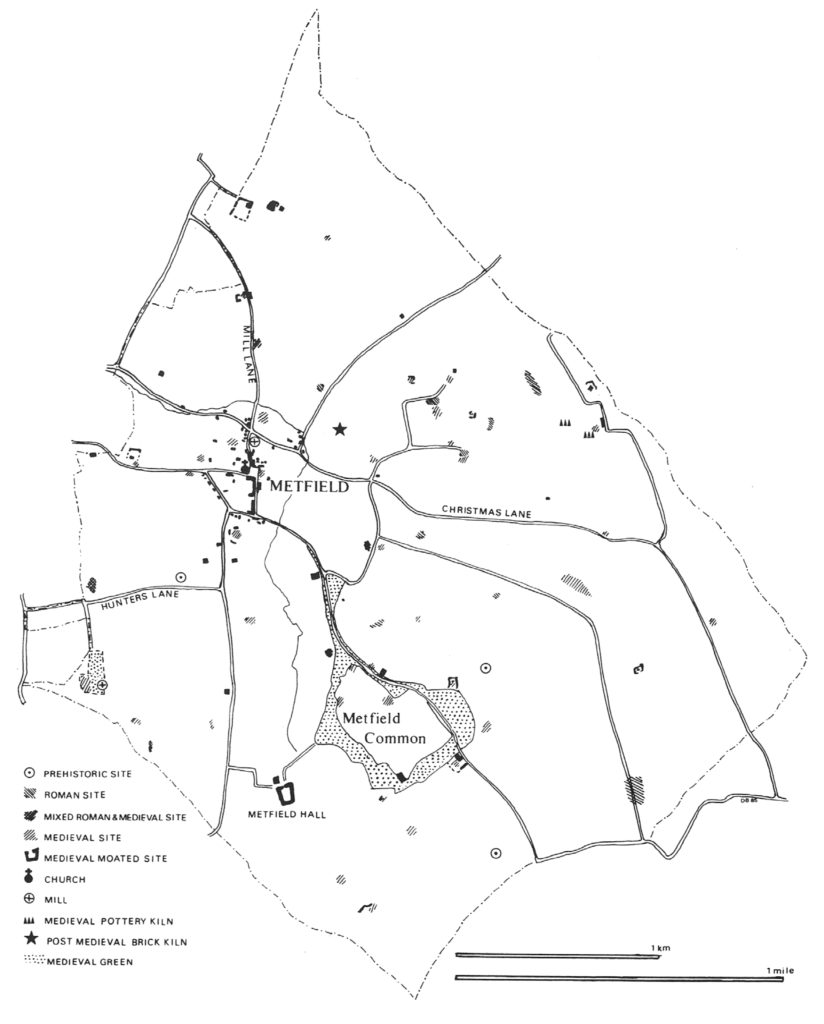 Settlement history of the Suffolk Parish of Metfield