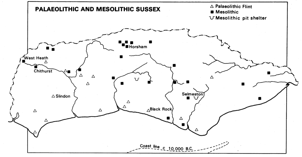 Palaeolithic and Mesolithic Sussex